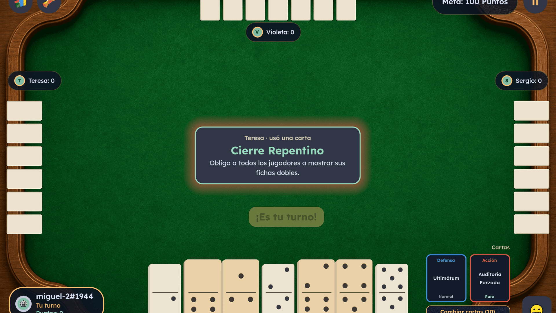 Cartas de Poder en acción: cambian el rumbo de la ronda